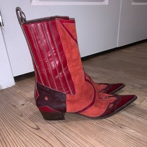 Dolce and Gabbana cowboy boots -size 38